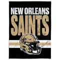 FOCO NFL Soft Plush Throw Blanket, 45 x 60, New Orleans Saints