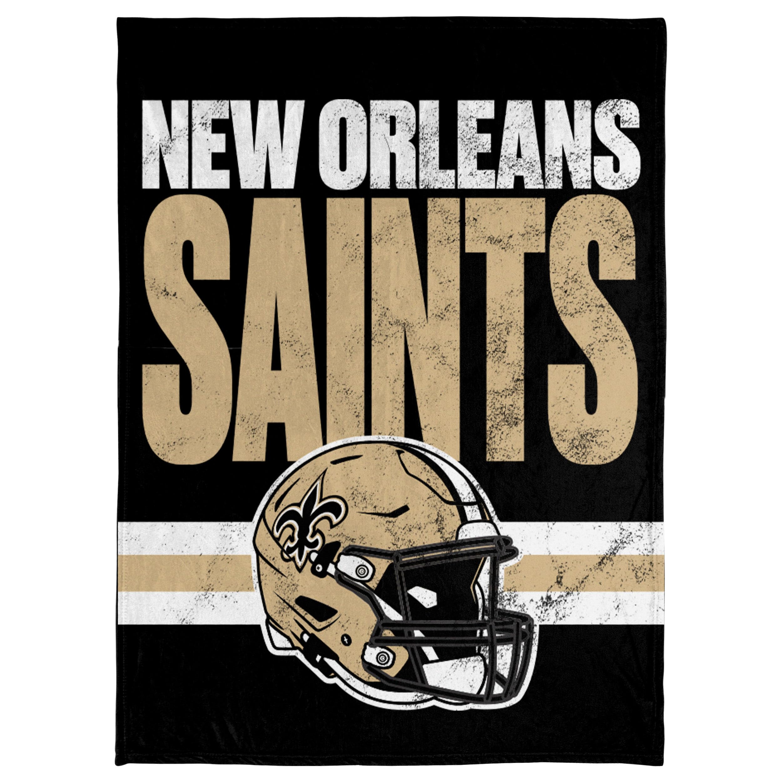 FOCO NFL Soft Plush Throw Blanket, 45 x 60, New Orleans Saints