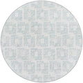Delano Da1 Gray Transitional Rug Round 4' X 4'