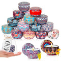 24 Pack Scented Candles Gift Set, Baby Shower Bridal Favors for Guests Housewarming Birthday Party Favors for Adults, Christmas 