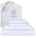 Threadmill 100% American Supima Cotton Sheets King Size - 1000 Thread Count, 4Pc King Size Sheets Set, Smooth Sateen King Sheets
