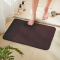 TECHMILLY Fluffy Bathroom Rug Mat 32x20, Absorbent Thick Non Slip Microfiber Mats, Quick Dry Machine Washable Bath Rug for Bathr