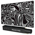 Rinaze Large Gaming Mouse Pad With Superior Micro-Weave Cloth, Extended Desk Mousepad With Stitched Edges, Anti-Slip Keyboard Pa