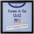 Frame USA Frame-A-Tee Series, 12x12, Black Wood T-Shirt Frame for Small and Medium shirts