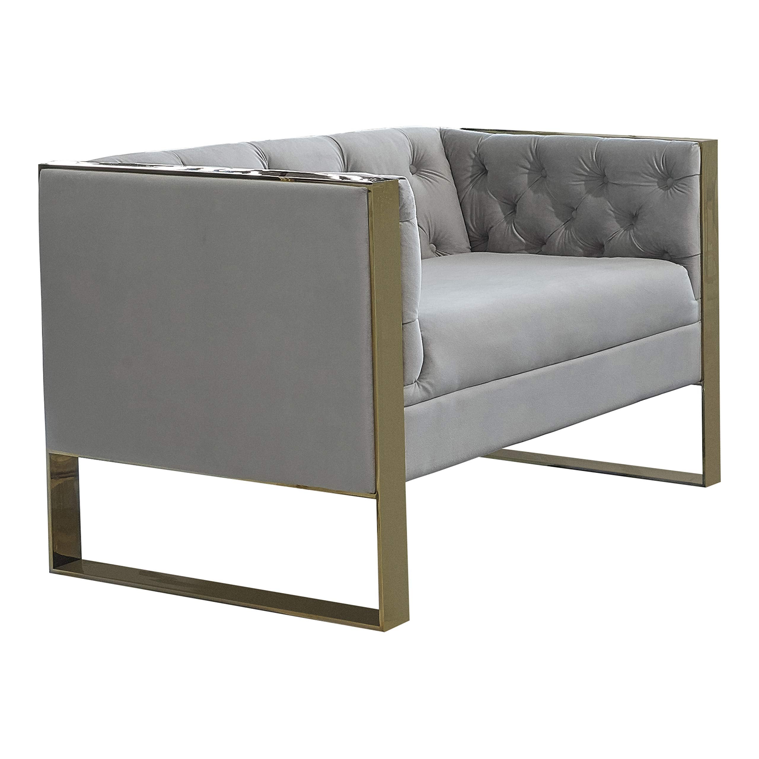 Coaster Furniture Eastbrook Tufted Back Grey Chair 509113