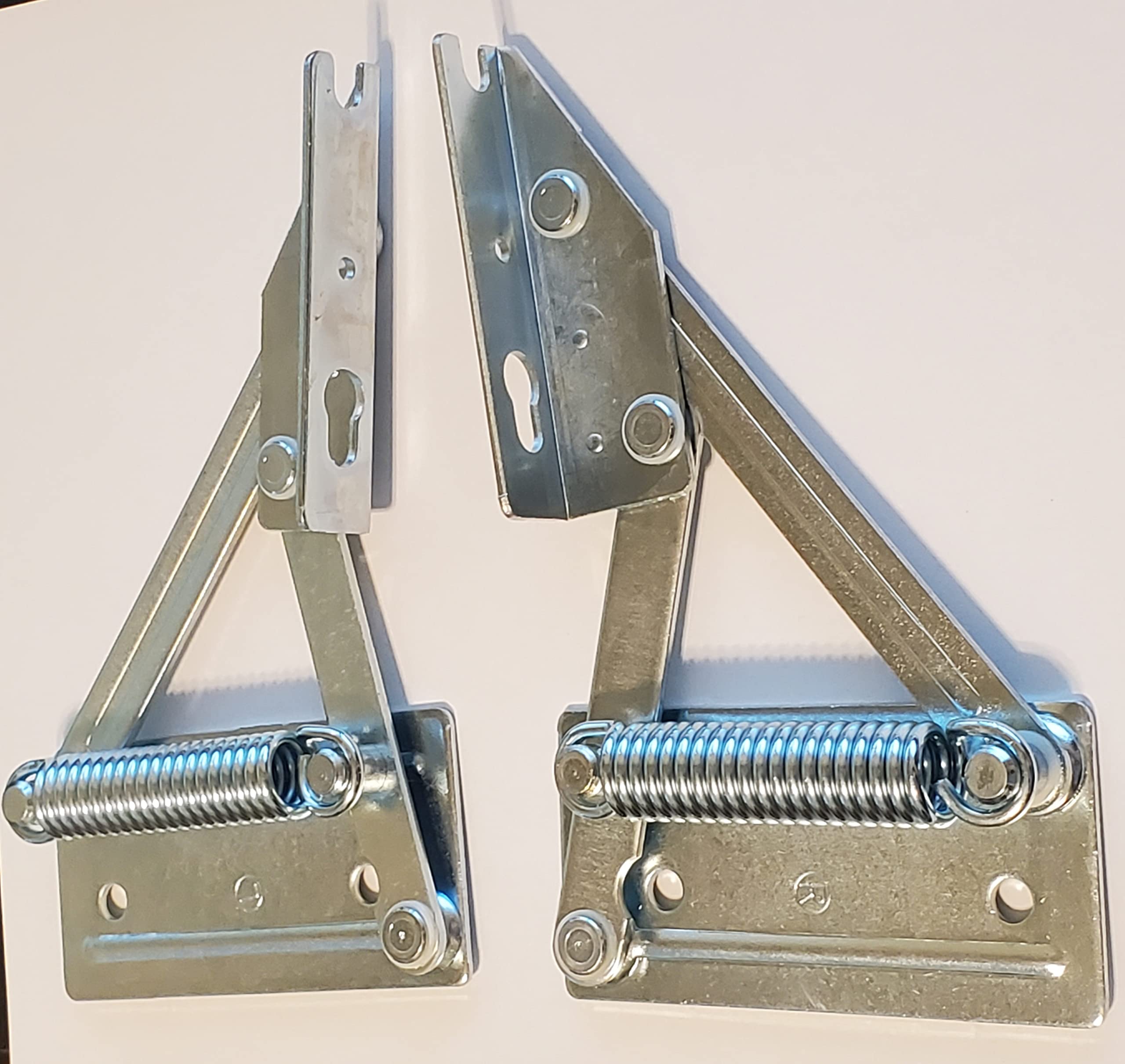 Varianta XA64301516 Bench Seat Hinges with Spring for Seat Tops Weighing 8 - 12 kg (176 - 264 lbs) - Pair (Left and Right)