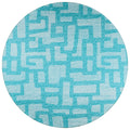 Sedona Sn4 Blue Contemporary Rug Round 10' X 10'