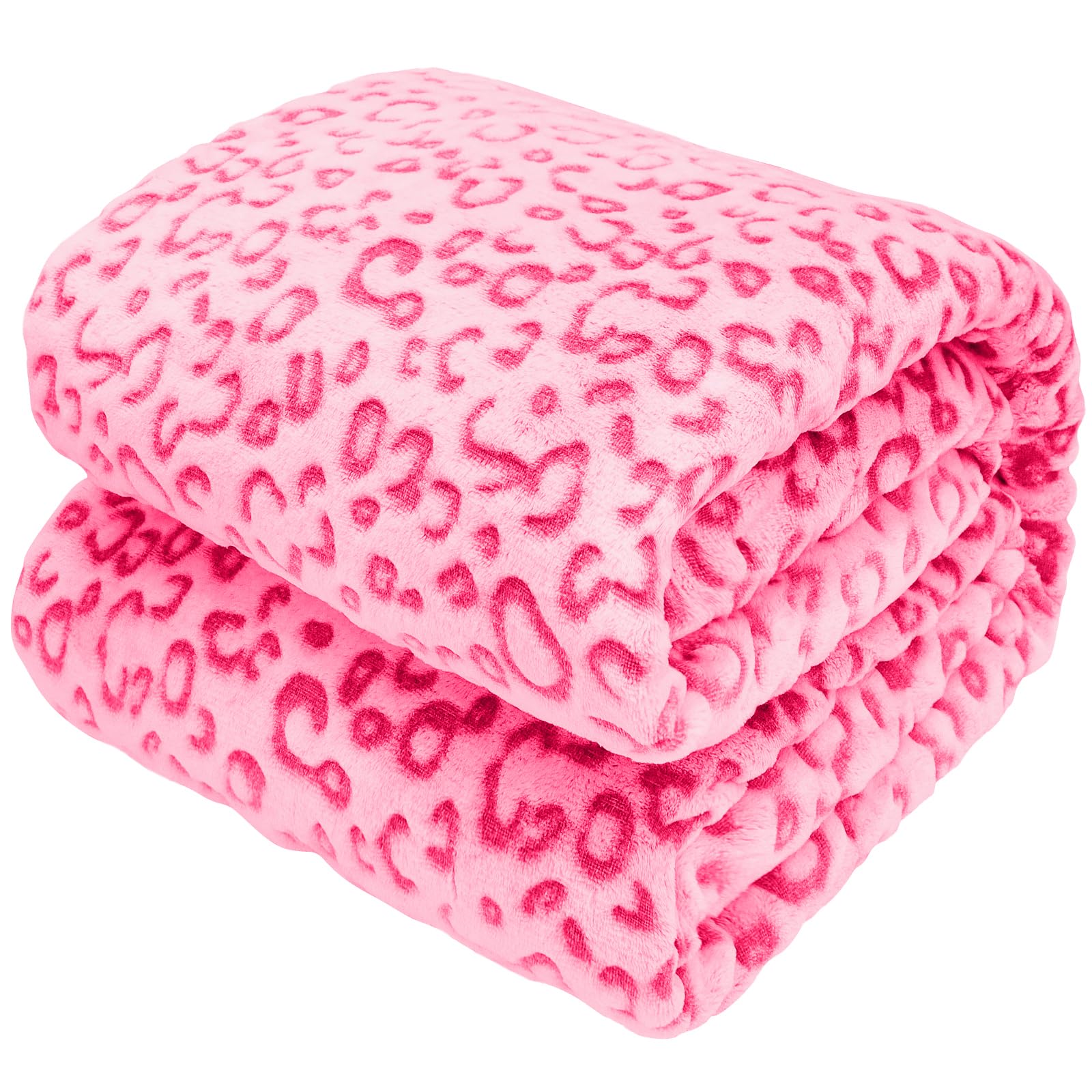 Warm Blanket Pink Soft Fleece Blankets Throw Blankets For Bed