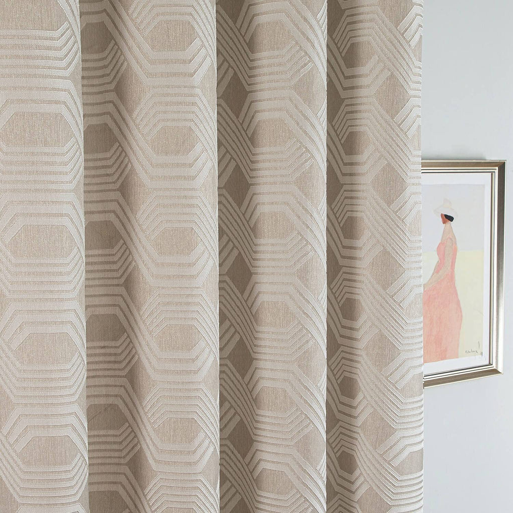 Dolce Mela Curtain Panel Semi-Blackout Drapes, Dmc501 Apollo