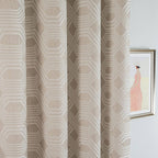 Dolce Mela Curtain Panel Semi-Blackout Drapes, Dmc501 Apollo
