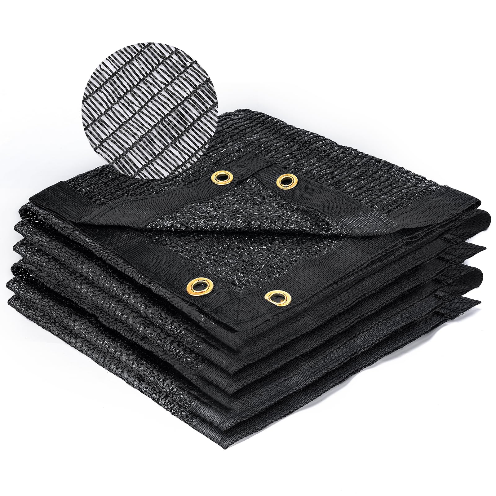 Kesfitt Garden 40% Shade Cloth, Resistant Sun Shade Net 20X48Ft, Mesh Tarp With Hdpe Material And Reinforced Grommets Shade Trap