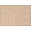 Seabreeze Sz10 Orange Coastal Rug Rectangle 3' X 5'