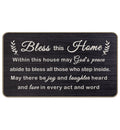 ZNGFON Bless This Home Decorative Indoor Outdoor Doormat,House Warming Gifts Front Door Mat 17x30 Inch Religious Decoration Welc