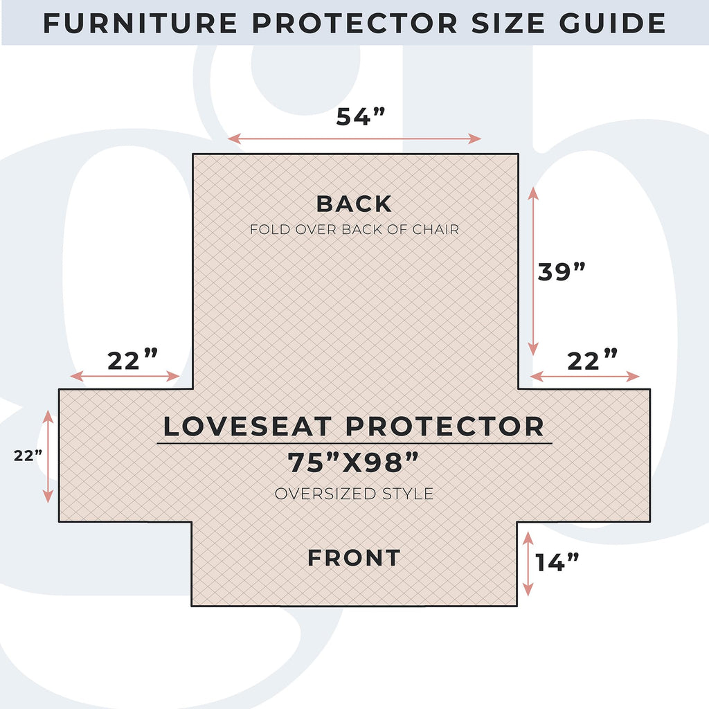Great Bay Home Reversible Patchwork Loveseat Cover - Washable Slipcover Furniture Protector With Elastic Straps - Couch Cover For Dogs, Kids, And Pets - Box-Stitched Detail (Loveseat, Dusty Rose)