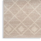 Nourison Grafix Moroccan Beige 5'3' X 7'3' Area Rug, Easy Cleaning, Non Shedding, Bed Room, Living Room, Dining Room, Kitchen