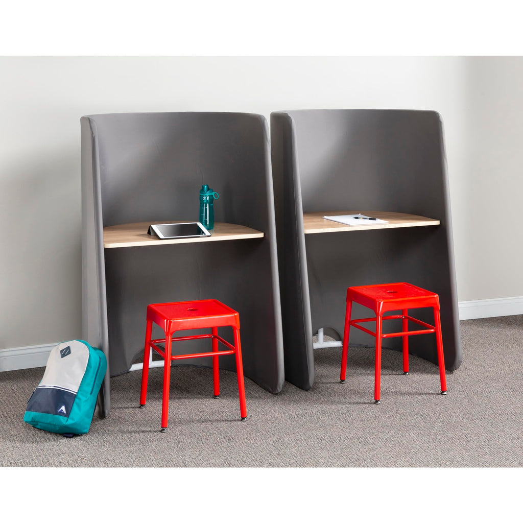 Safco Products Steel Stool Standard Height, Red