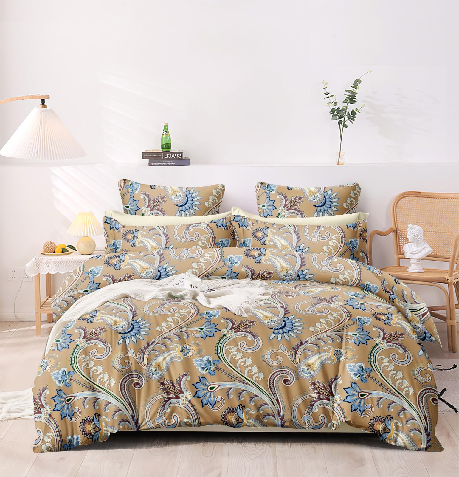 The Home Style Super Soft Glace Cotton King Size Ac Comforter Ll Blanket Ll Duvet For Double Bed For All Seasons/Weathers (Burly