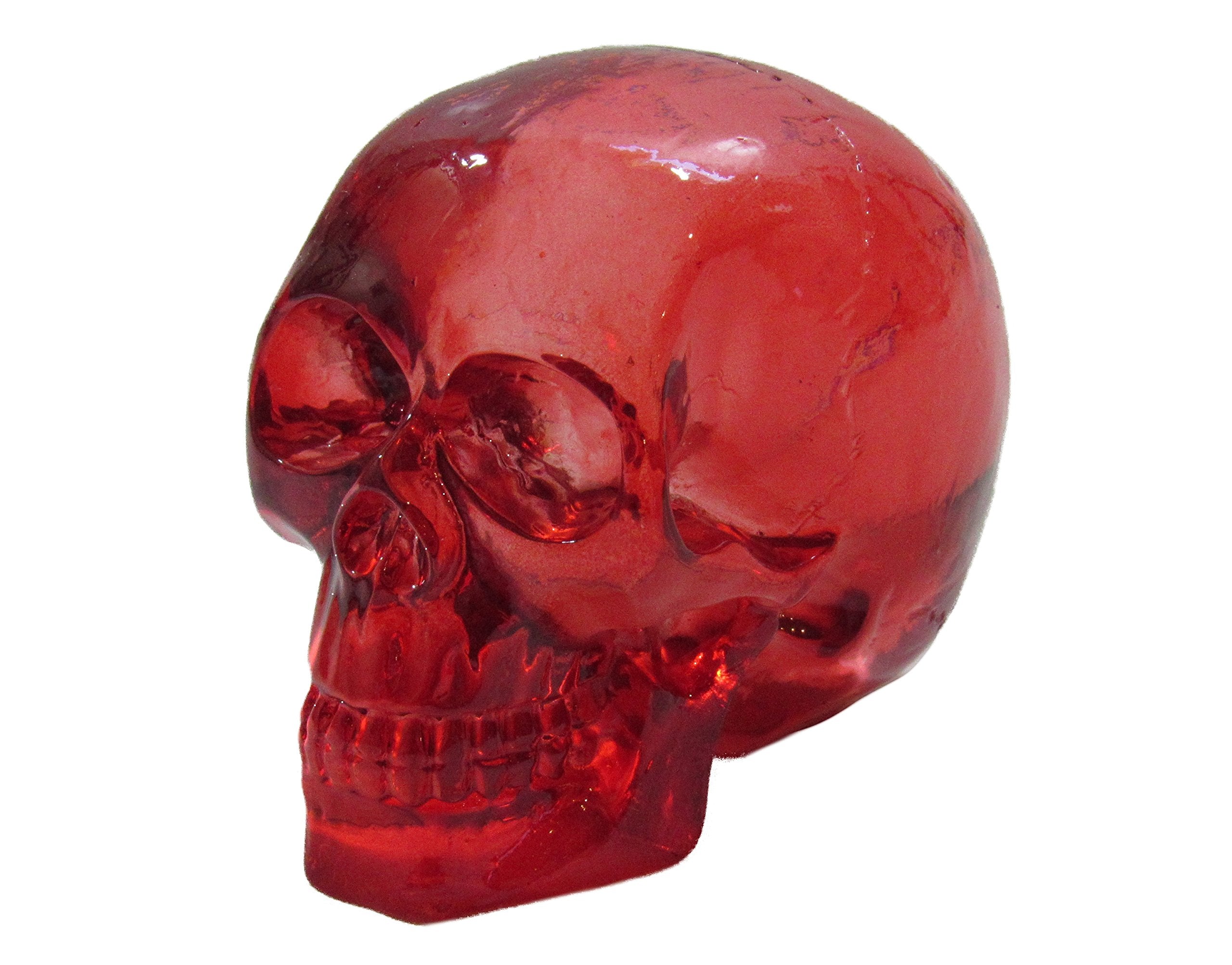 Clear Red Skull Head Shift Knob/Decor