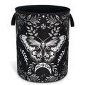 Moth Butterfly Laundry Basket Foldable Oxford Cloth Hamper 18.9 x 16.5 Inch