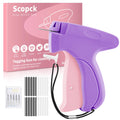 Stitchy Gun For Clothes - Handheld Stitch Gun Quick Clothing Fixer - Mini Sewing Micro Tagging Gun - Includes 6 Needle, 1000 Bla