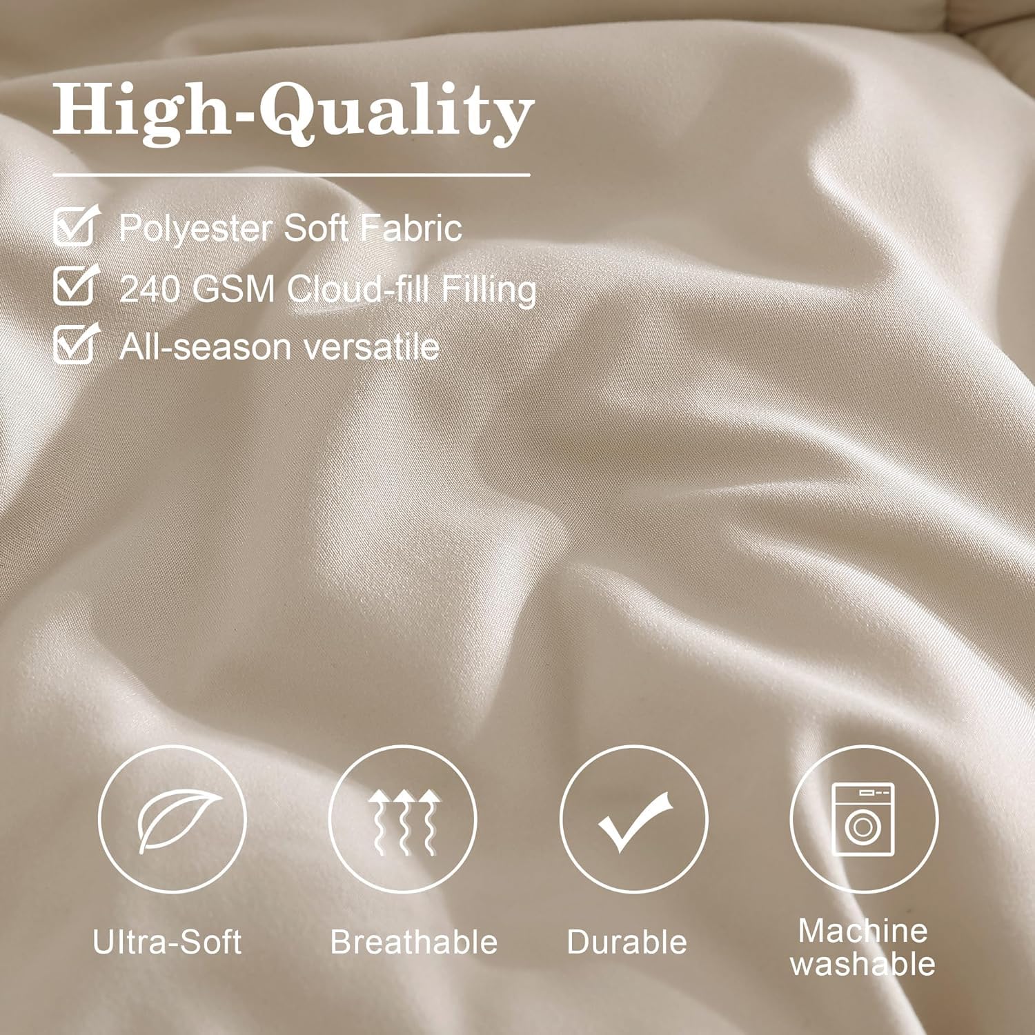 Monbix Burnt Orange Full Size Comforter Sets, 7 Piece Full Size Bedding Sets, Warm Comforters, Bed In A Bag Full With Sheets,Pil