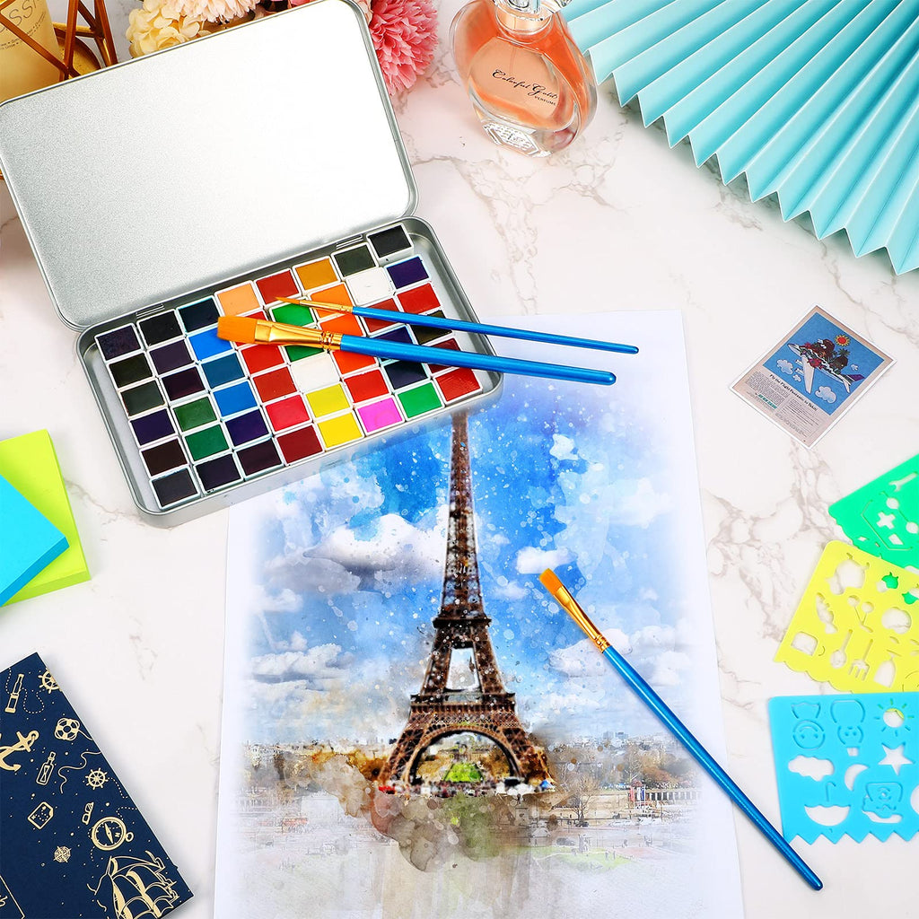 Rectangular Metal Tin Box With Lid Metal Hinged Lid Tin Metal Empty Tin Box Container Silver Storage Tin Box For Watercolor Jewe