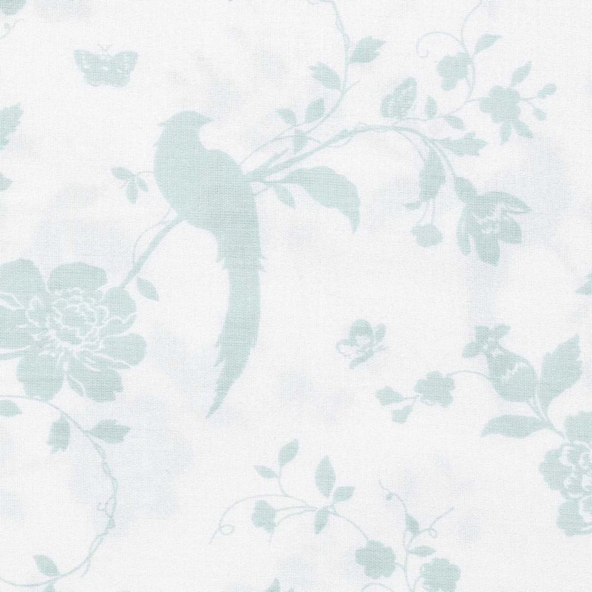 Laura Ashley - King Sheets, Soft Sateen Cotton Bedding Set - Sleek, Smooth, & Breathable Home Decor (Garden Palace Blue, King)