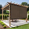 Shade&Beyond Customized Size 19' X 24' Shade Cloth With Grommets, 90% Uv Protection Uv Protection Mesh Tarp Sun Screens For Pati