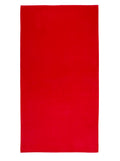 Bahia Beach Towels Solid Velour Beach Towel, Red, 40 x 76