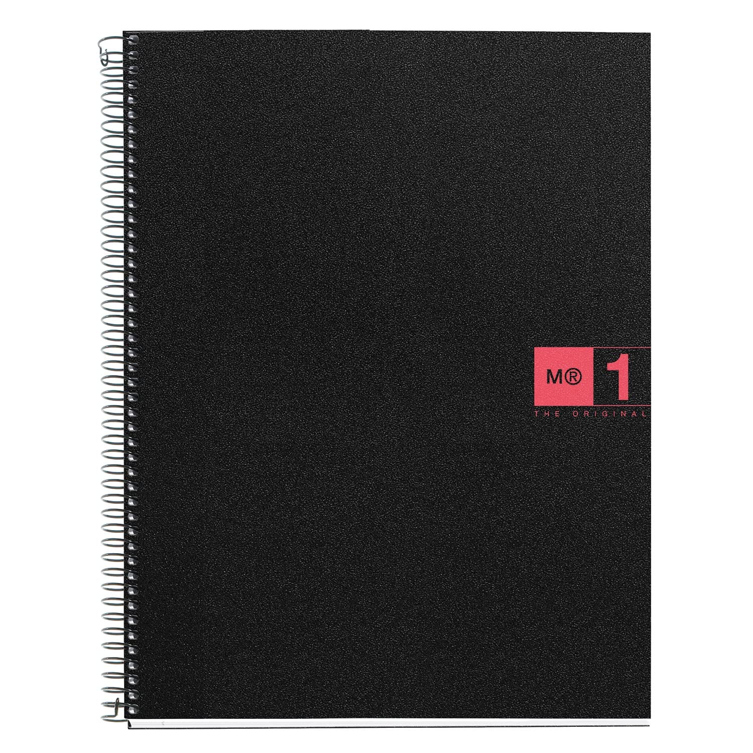 Miquelrius Single Subject Spiral Notebook, College Ruled, Red, 80 Sheets (8.5' X 11')