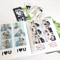 Photo Booth Photo Album  For Wedding or Party Holds 120 Photobooth 2x6 Photo Strips  Slide In (2X6, WHITE)