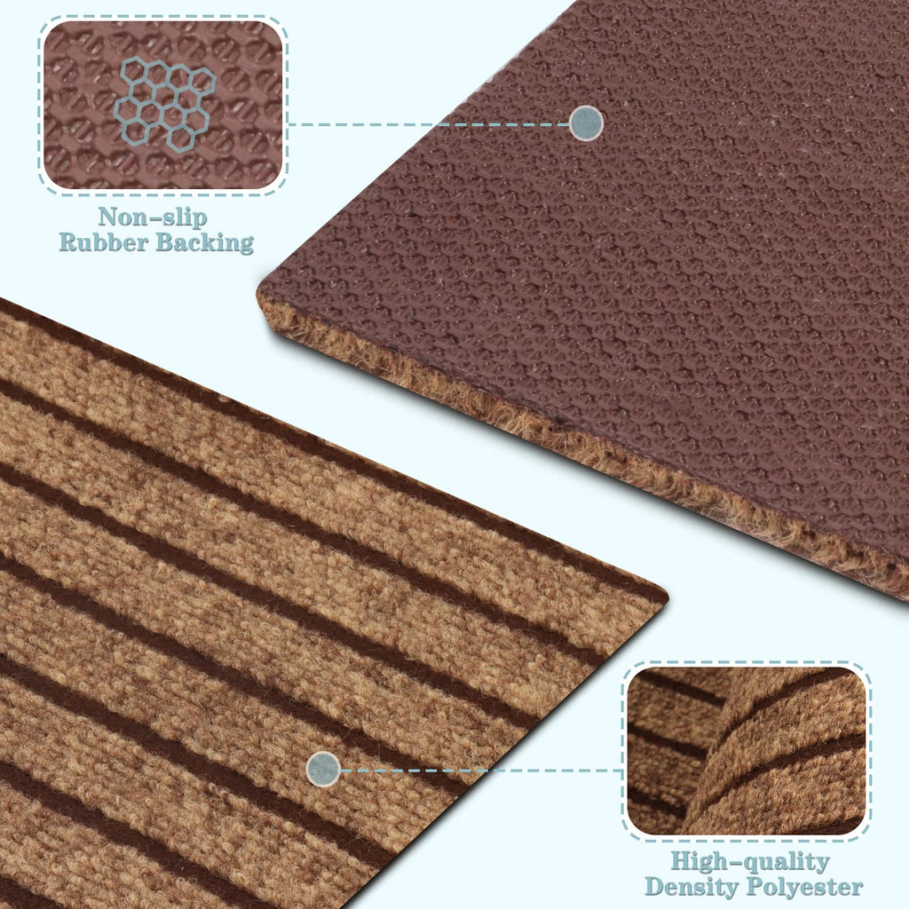 Runner Rug 4Ft X 69Ft, Ayoha 2'-82' Utility Carpet Runner For Entryway Hallway Aisles Balcony Garages, Area Rugs With Non-Slip R