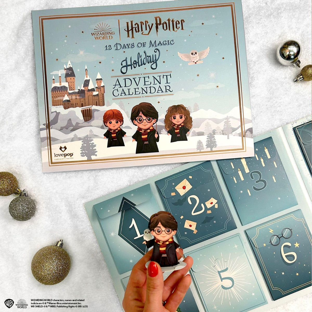 Lovepop Harry Potter Advent Calendar, 12 Days Of Magic Holiday Advent Calendar, 2023 Advent Calendar For Kids, Countdown Calenda