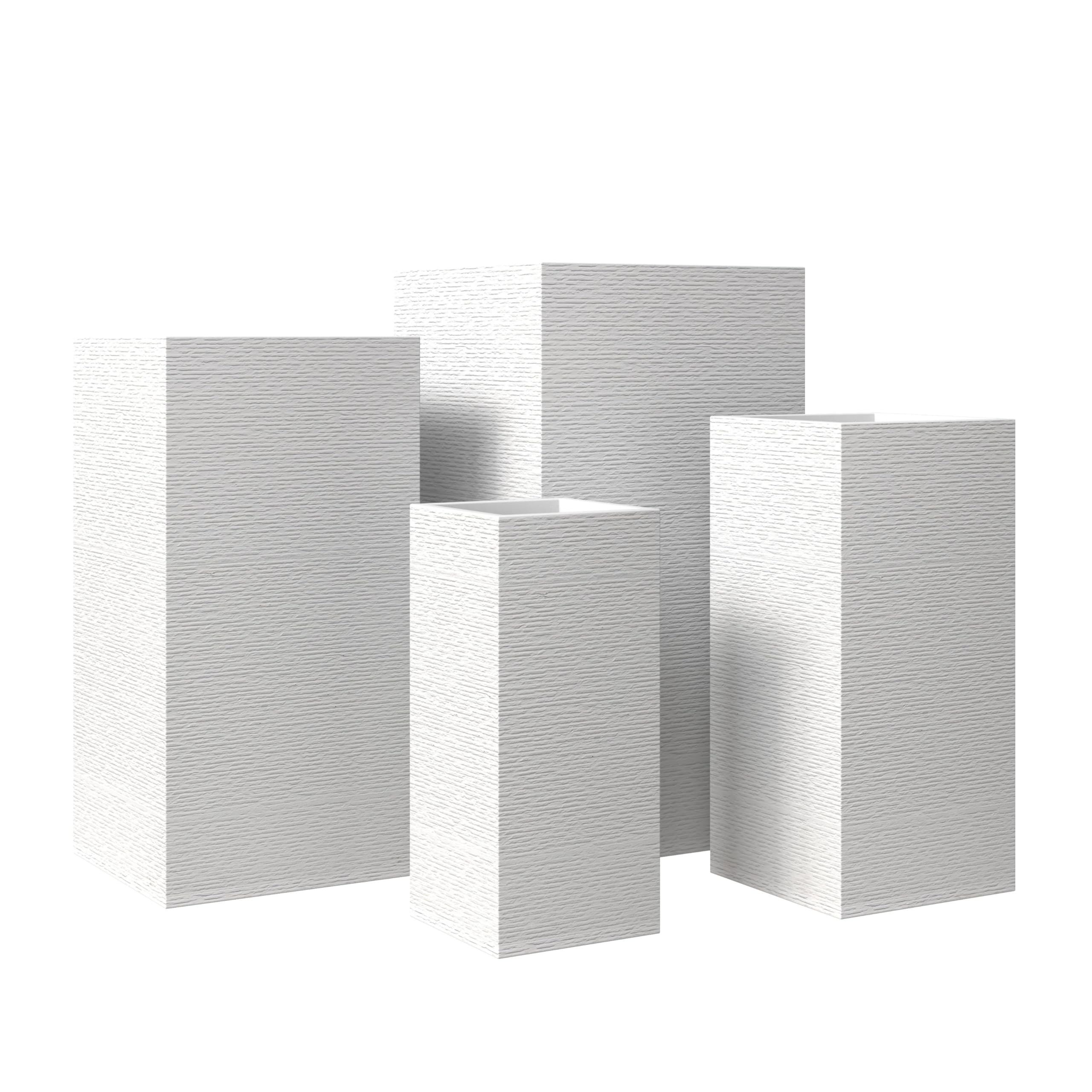 Basalt Planter Set White