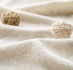 Awellife Pink Shower Curtain Farmhouse Linen Button Beige Shower Curtains,Linen And Cotton Woven Fabric,Country Style (72' L X 72' W)