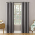 Sun Zero Becca Energy Efficient Grommet Curtain Panel, 40'' x 63'', Gray