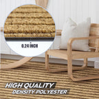 Gotohipi Runner Rug 6X25 Indoor Outdoor Utility Carpet,Area Rugs With Non Slip Rubber Backing For Hallway Kitchen Entryway Balco
