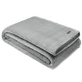 Nautica - King Blanket, Super Soft Plush Fleece, Warm & Cozy Bedding (Solid Grey, King)
