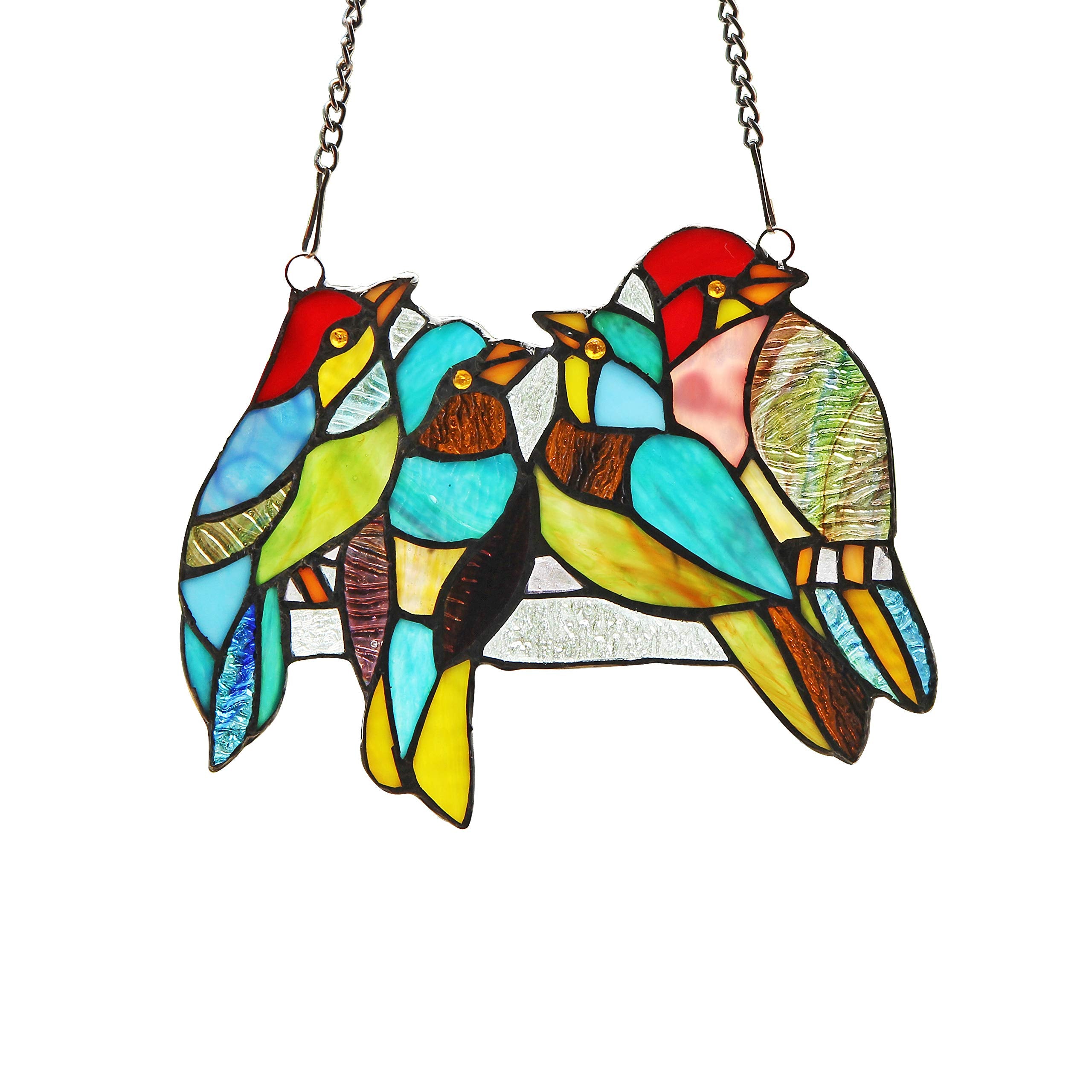 POLLY Tiffany-glass Window Panel 10