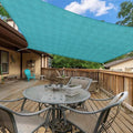 Infrange 3' X 16' Rectangle Sun Shade Sails Canopy Uv Block For Patio Deck Pergola Yard Lawn Outdoor Activities (Turquoise)