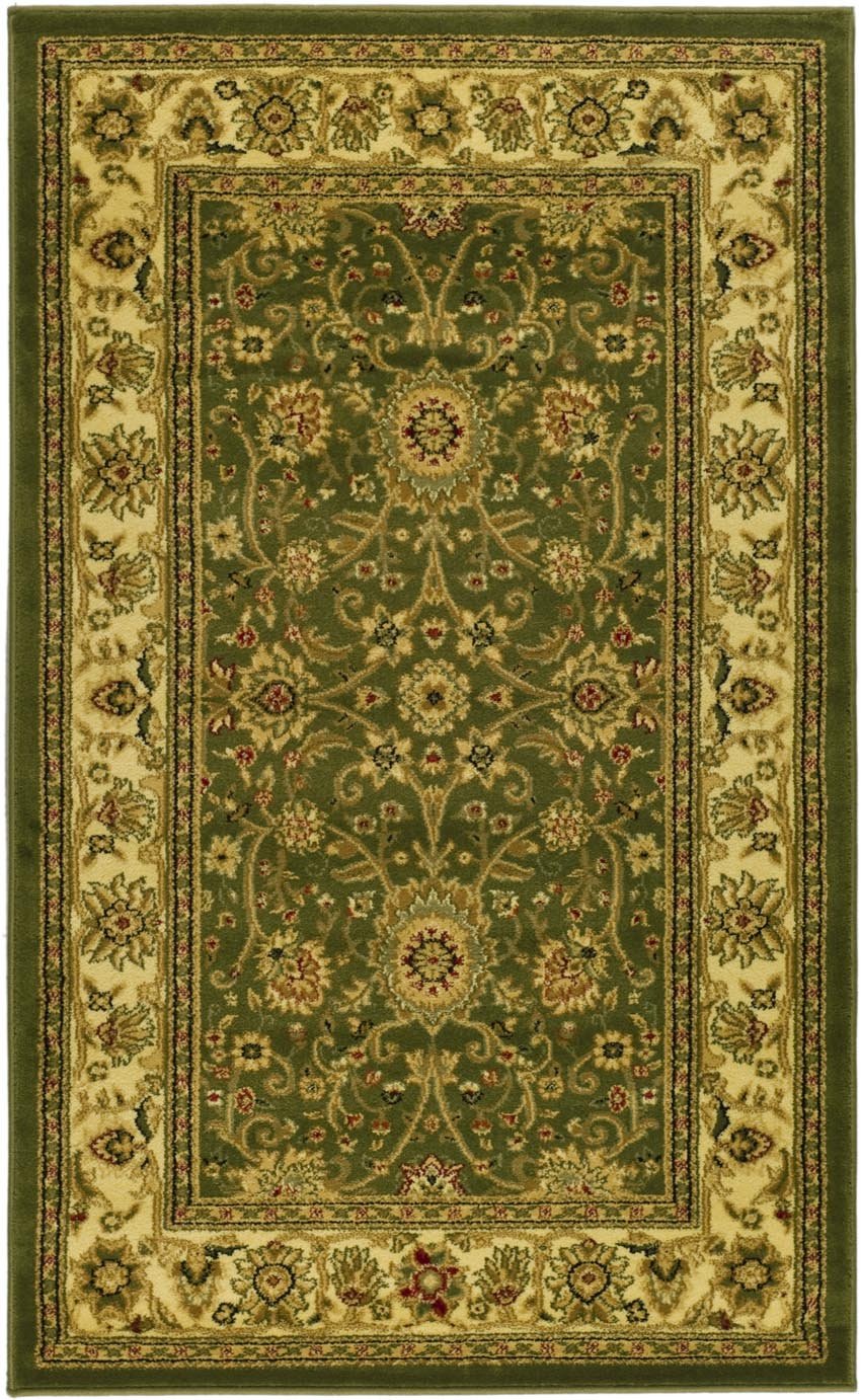 SAFAVIEH Lyndhurst Collection Accent Rug - 23 x 4, Sage & Ivory, Traditional Oriental Design, Non-Shedding & Easy Care, Ideal 