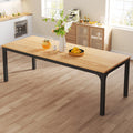 Tribesigns Dining Table For 8, 78-Inch Large Narrow Long Rectangular Kitchen Dinner Table, 8 Seat Rustic Wood Dining Table For D
