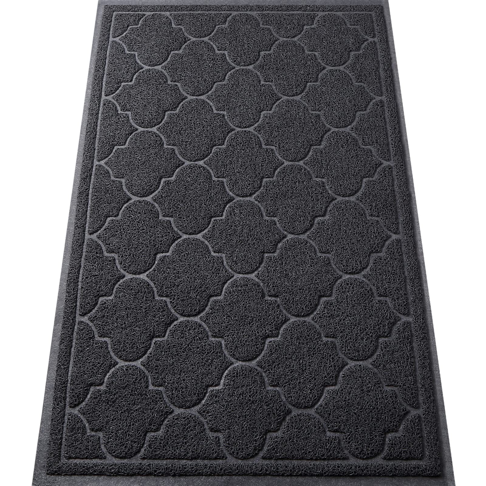 Luxstep Door Mat Large Indoor Outdoor Doormat, Non-Slip Low-Profile Design Floor Mat, Durable Trap Dirt And Dust Front Door Welc
