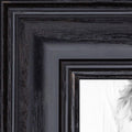 ArtToFrames 11x25 inch Black Stain on Solid Red Oak Wood Picture Frame, 2WOM0066-59504-YBLK-11x25