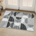 MUJOO Small Rug Washable,Boho Area Rugs for Entryway Bathroom Entry Entrance Bedroom Kitchen,Front Door Mat Throw Carpet Non Sli