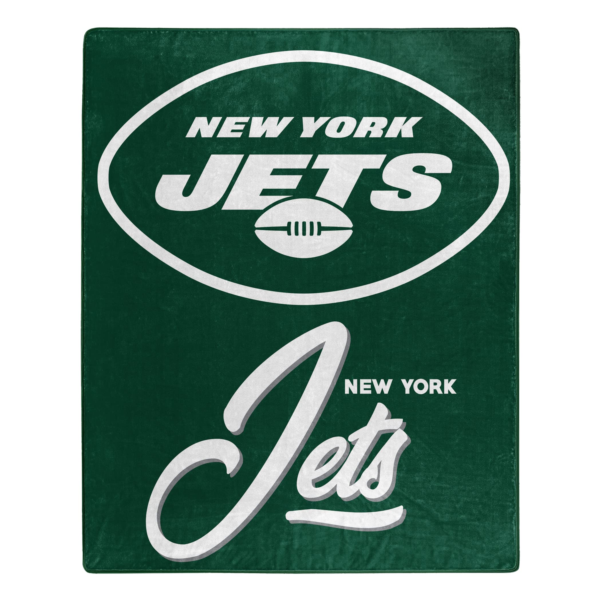 New York Jets Blanket 50X60 Raschel Signature Design