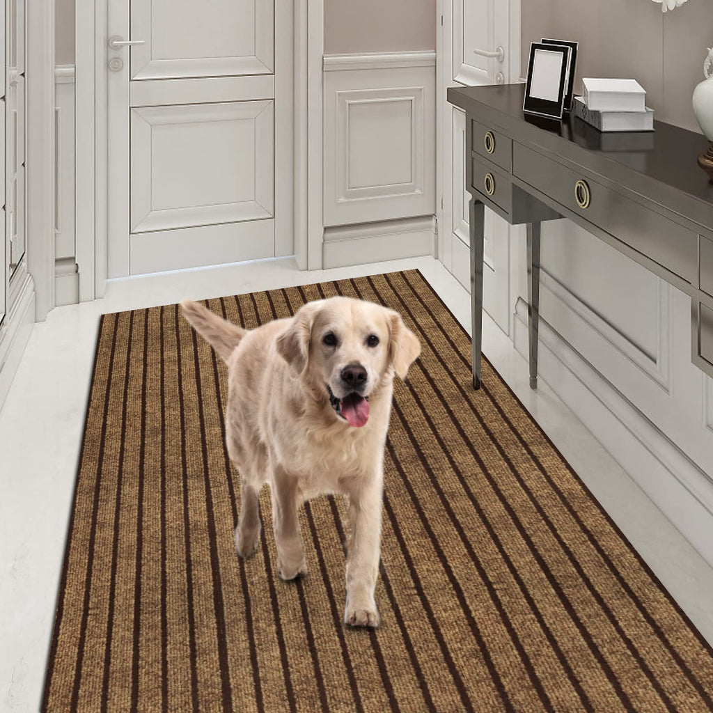 Runner Rug 3FT x 25FT, AYOHA 2'-82' Utility Carpet Runner for Entryway Hallway Aisles Balcony Garages, Area Rugs with Non-Slip R