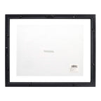 Malden International Designs Wood Floater Document Frame, 8.5X11/11X14, Black