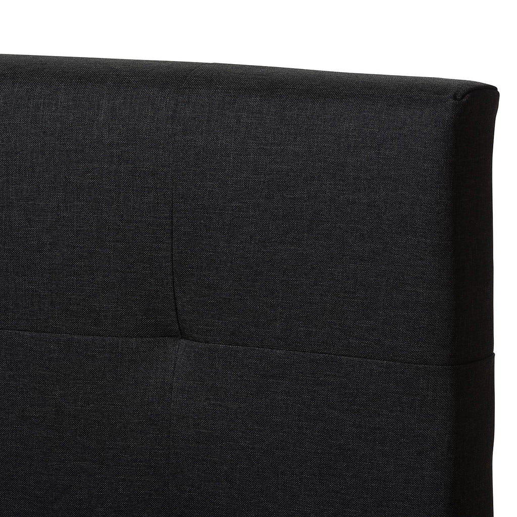 Baxton Studio Brookfield Bed, Queen, Dark Grey (134-7399-HiT)
