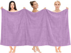 Dan River 100% Cotton Jumbo Bath Sheets - Ultra Soft & Absorbent Towels For Home, Spa, Gym 35   X70    -Lavender